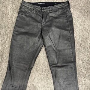 AG Adriano Goldschmied Women's Skinny Jeans - Metallic Gray